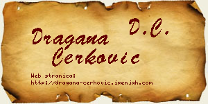 Dragana Čerković vizit kartica
